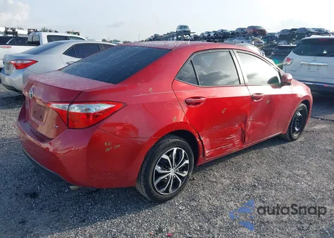 2016 Toyota Corolla Le z USA, uszkodzony, nr VIN 2T1BURHE7GC620765